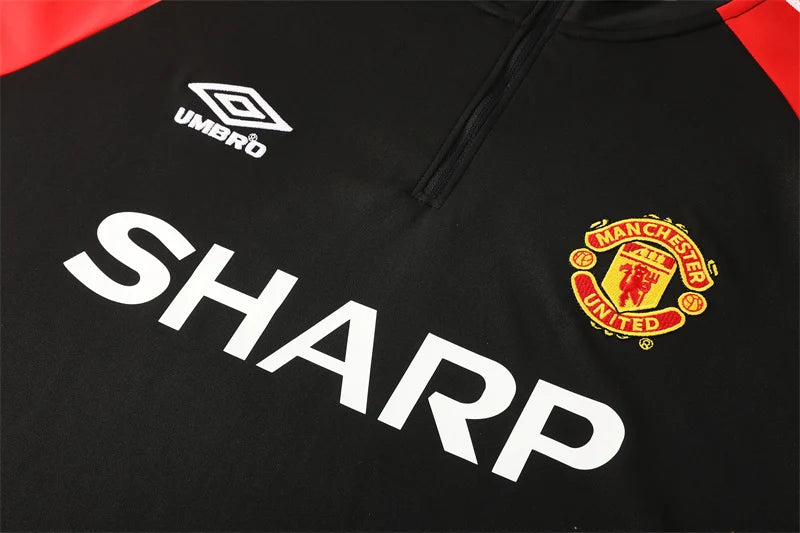 Sweat Haut de survêtement Manchester United – Édition Rétro 1998/99