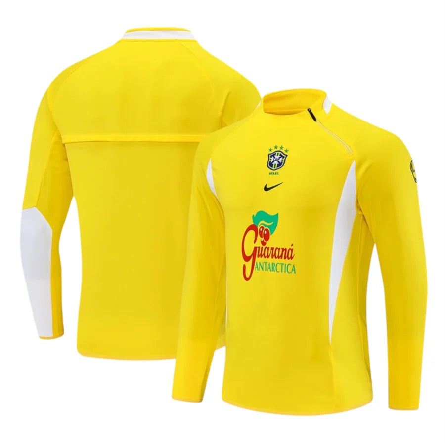Sweat Haut de survêtement Brésil – Édition Rétro 2002/03