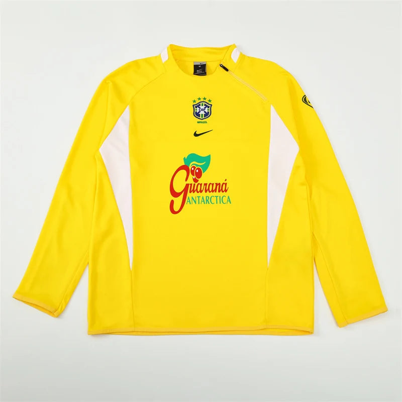 Sweat Haut de survêtement Brésil – Édition Rétro 2002/03