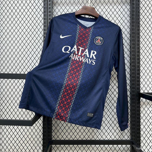 Maillot football PSG Officiel domicile 2025/26- MANCHES LONGUES