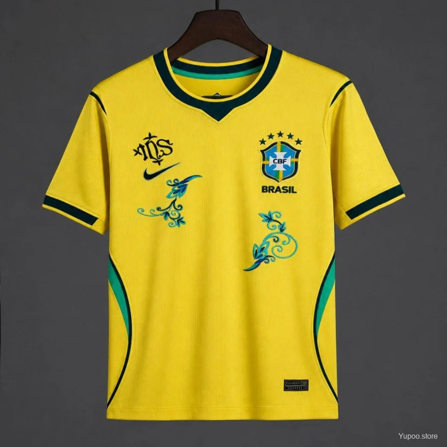 Maillot football Brésil Brazil domicile édition flower 2026/27