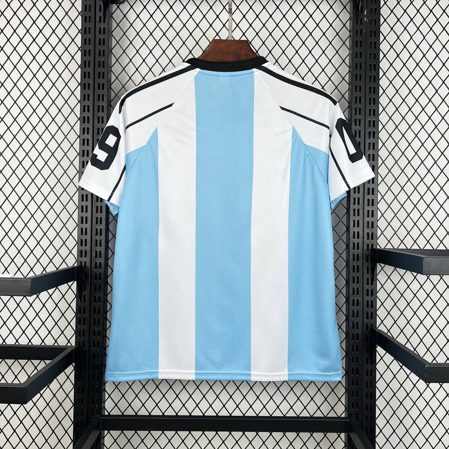 Maillot football Argentine Light Blue Striped Style V-Neck Coupe du monde 2026/27