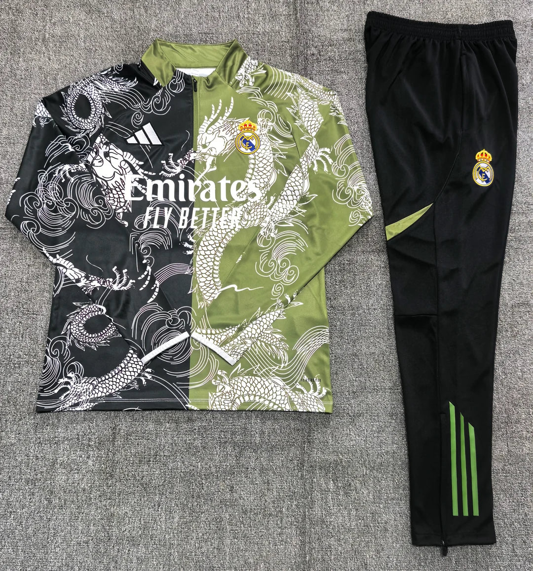 Survêtement ensemble football Real Madrid Dragon jogging 2025/26
