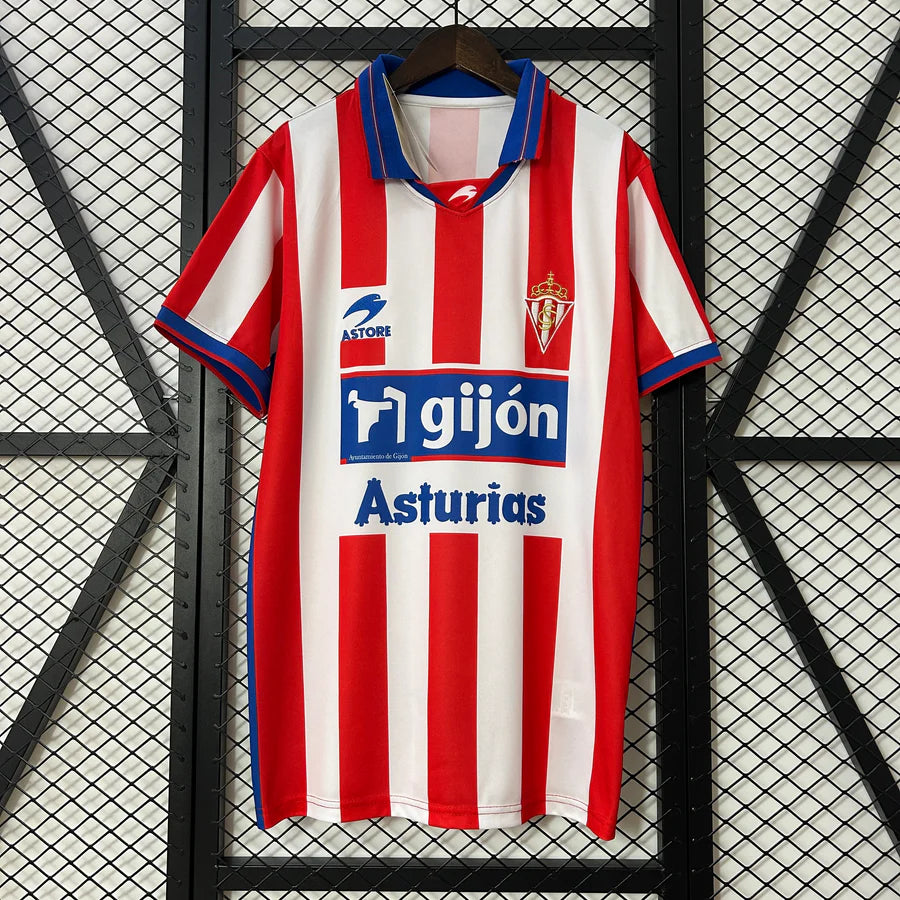 Maillot football Sporting Gijon domicile 2001/02