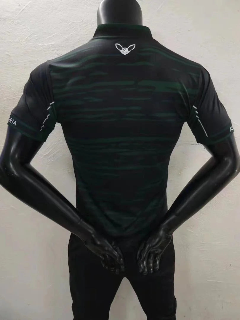 Maillot Algérie/Algeria Player Version noir/vert 2022