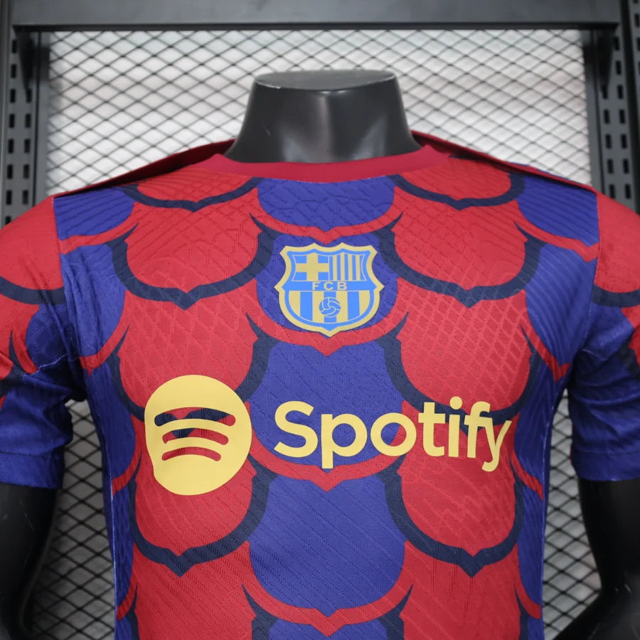 Maillot Barcelone/Barcelona Avant-Match Nike Player Version 2024/25
