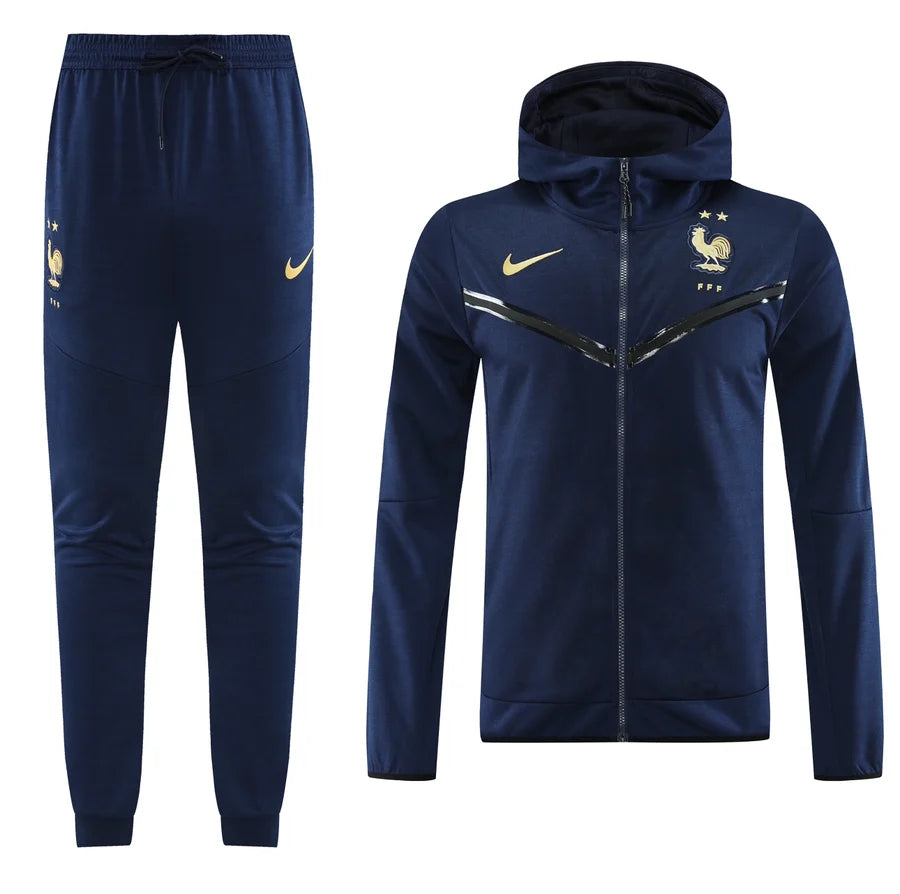 Survêtement ensemble football France jogging capuche 2024/25