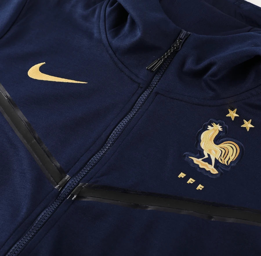 Survêtement ensemble football France jogging capuche 2024/25