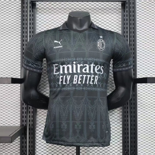 Maillot Milan AC Milan Puma x Pleasures Noir/Gris 2024/25