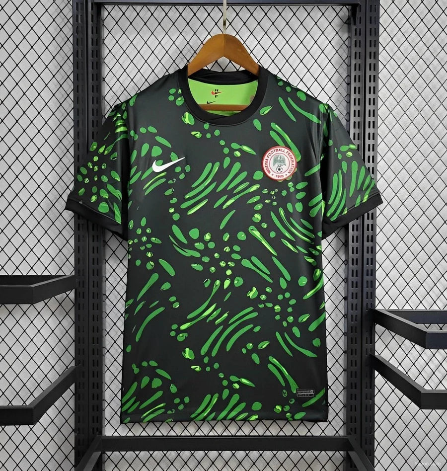 Maillot football Nigeria Green Black 2024/25