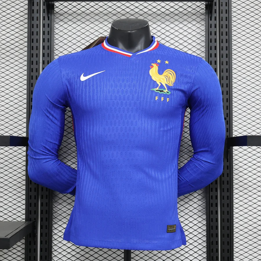 Maillot football France domicile Player Version LS EURO 2024/25