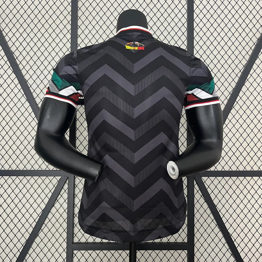 Maillot football Mexique Mexico Dragon Ball Z DBZ Noir Black * Player Version * 2024/25