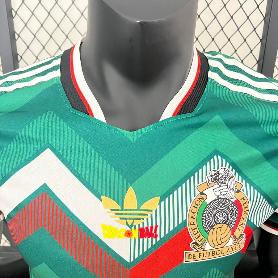 Maillot football Mexique Mexico Dragon Ball Z DBZ Vert Green * Player Version * 2024/25
