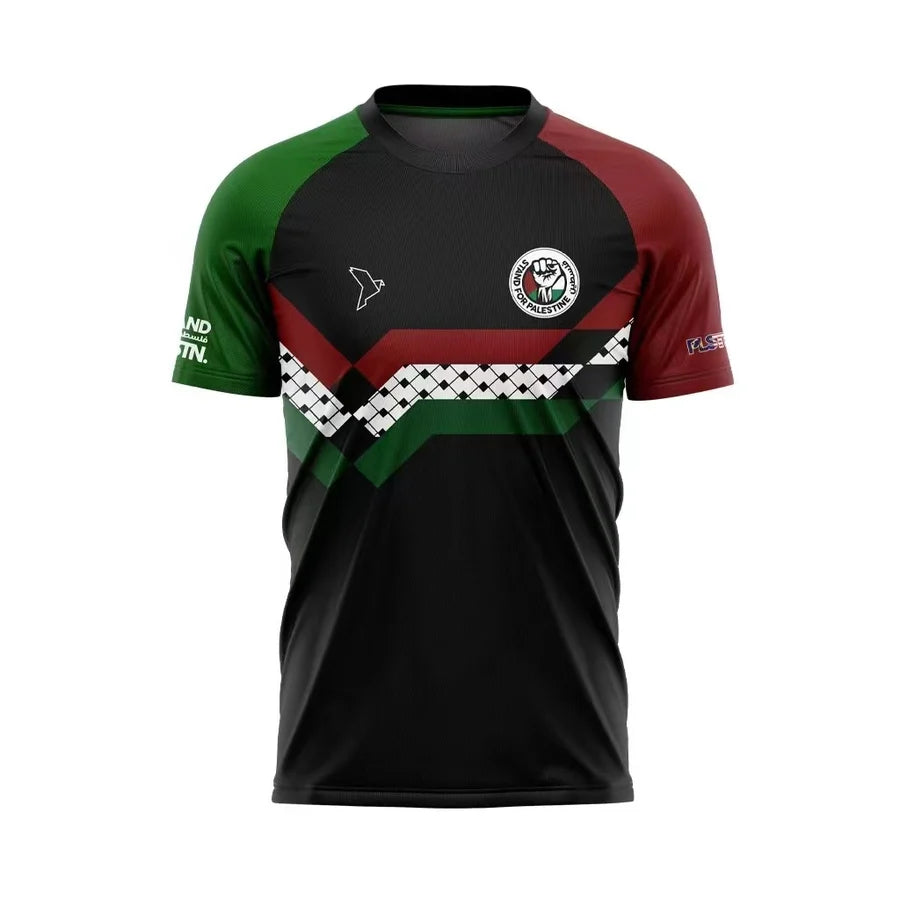 Maillot football Palestine Stand for Palestine Falistīn فلسطين 2024/25