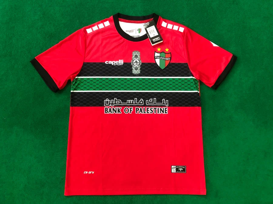 Maillot football Palestine FC Palestino Falistīn Rouge Red فلسطين 2024/25
