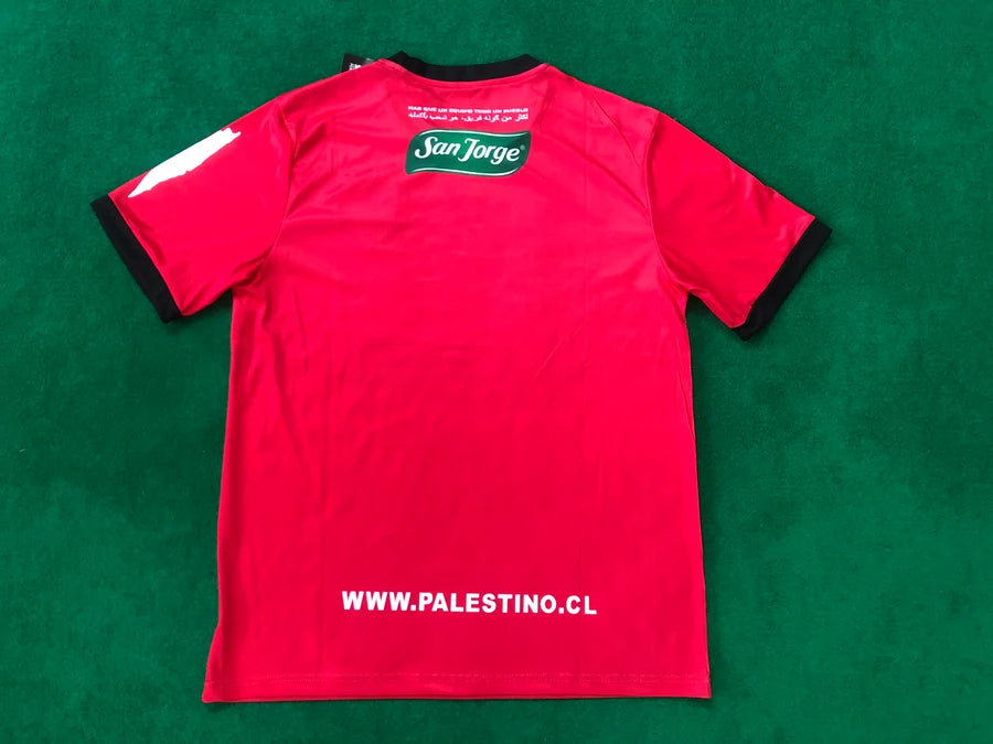 Maillot football Palestine FC Palestino Falistīn Rouge Red فلسطين 2024/25