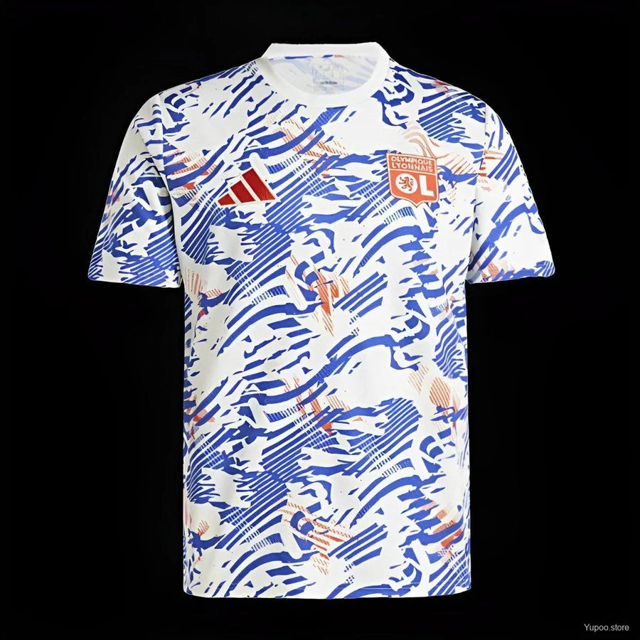 Maillot football OL Lyon pré-match 2024/25