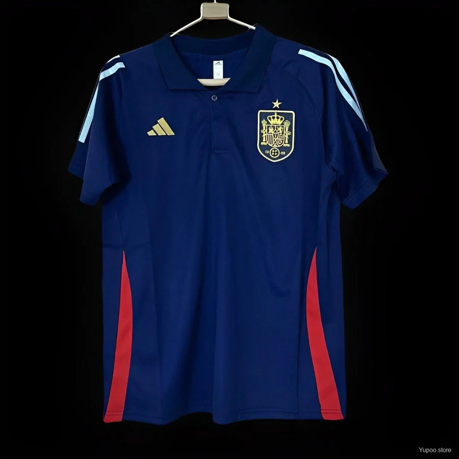 Polo Espagne/Spain Bleu 2024/25