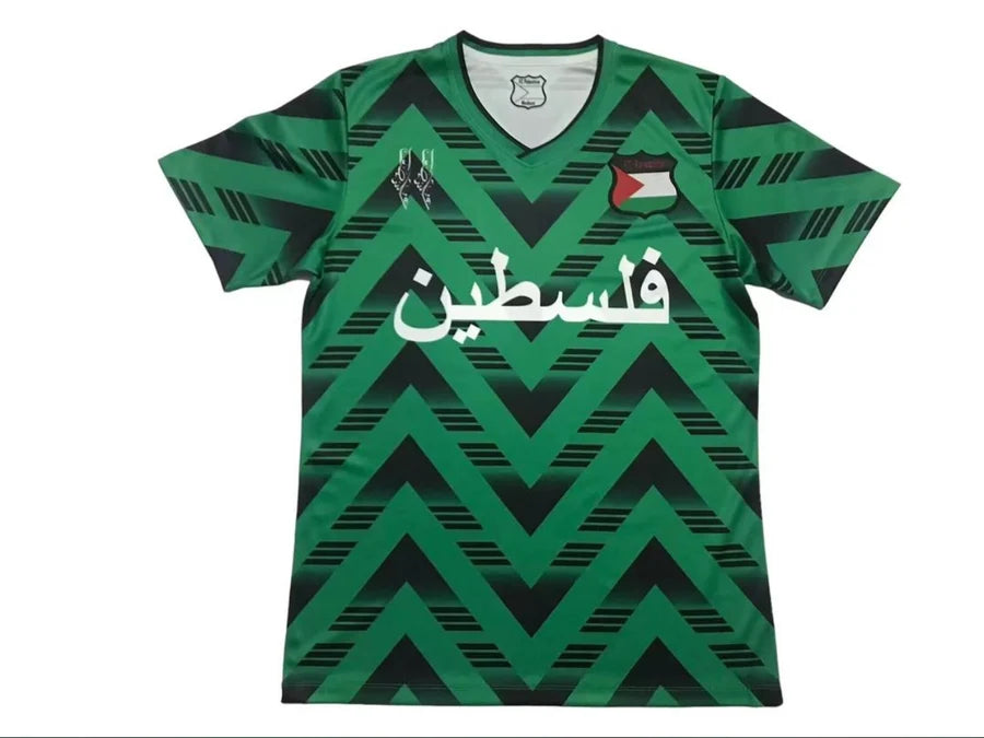 Maillot football Palestine FC Palestino Falistīn Vert Green فلسطين 2024/25