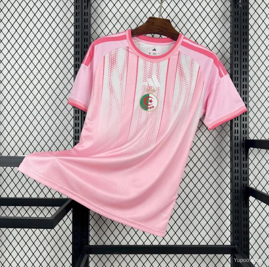 Maillot football Algérie / Algeria rose الجزائر Coupe du monde 2026