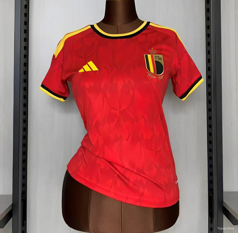 Maillot football Belgique domicile femme Coupe du monde 2026