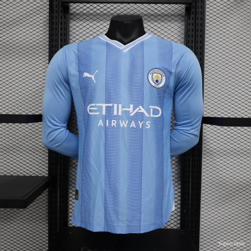 Maillot Manchester City domicile Player Version Manches longues LS 2024/25