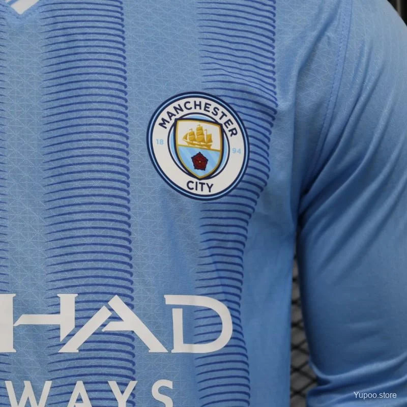Maillot Manchester City domicile Player Version Manches longues LS 2024/25