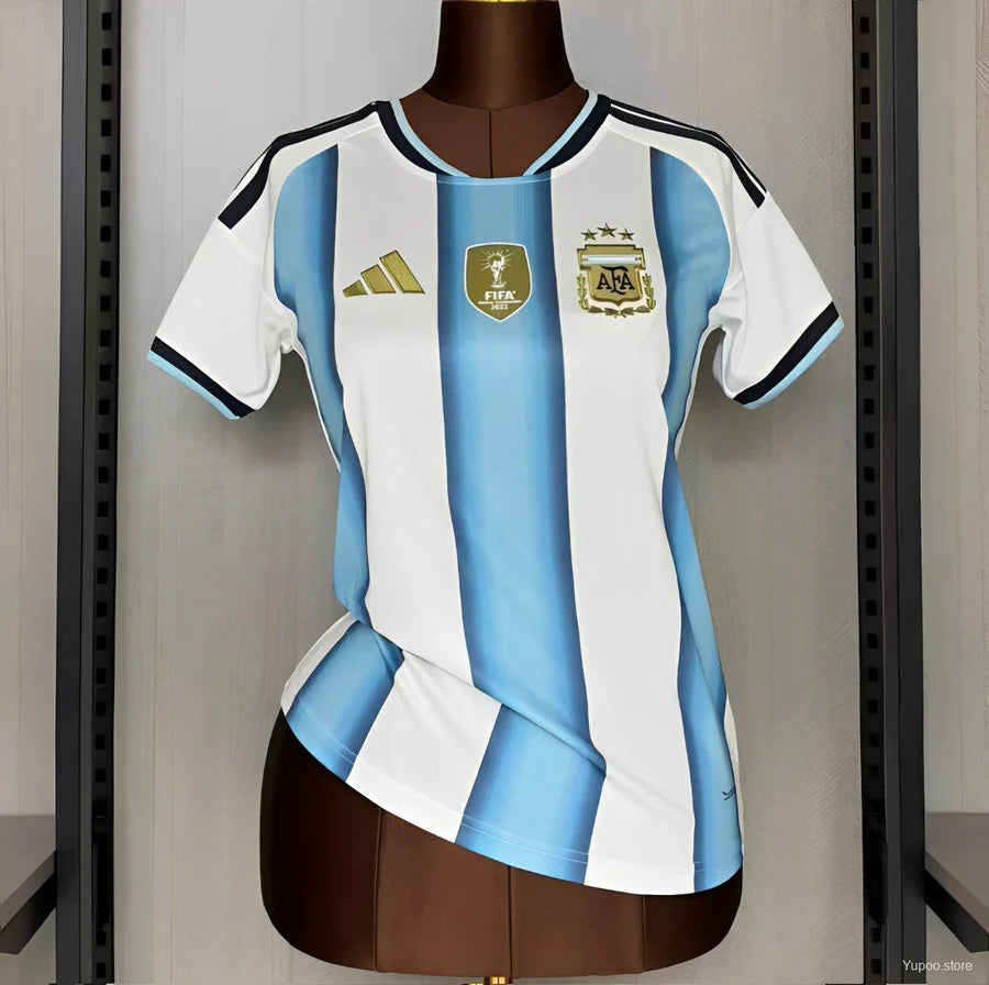 Maillot football Argentine domicile femme Coupe du monde 2026