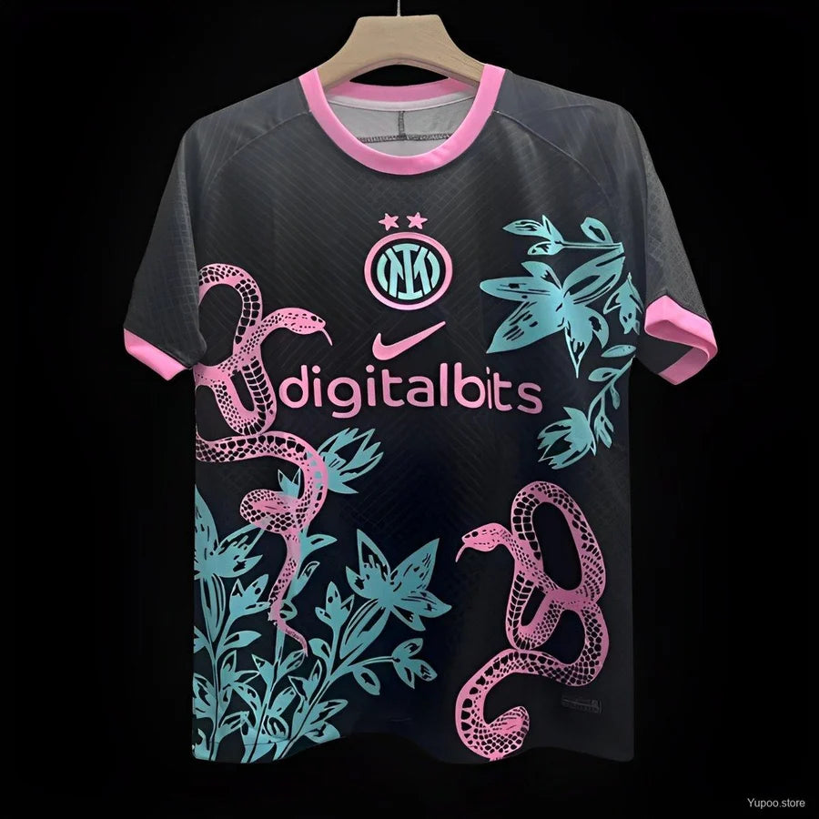 Maillot football Inter Milan Pink Snake Pattern 2024/25