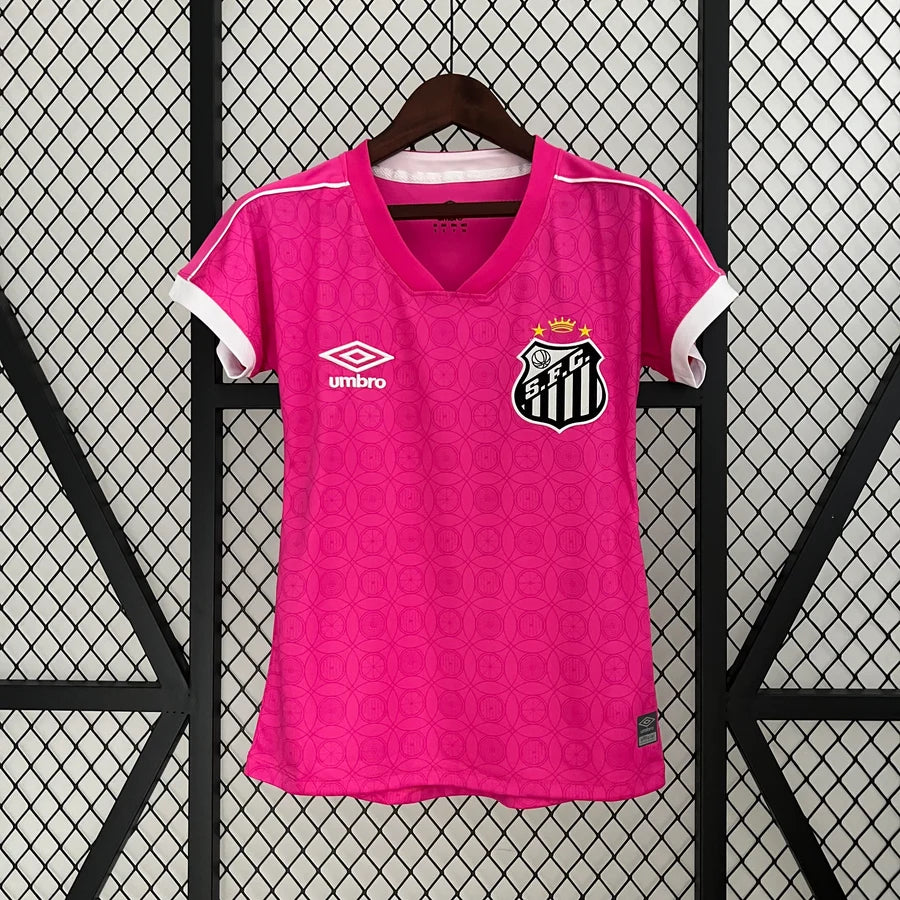 Maillot football Santos femme women Pink rose 2024/25
