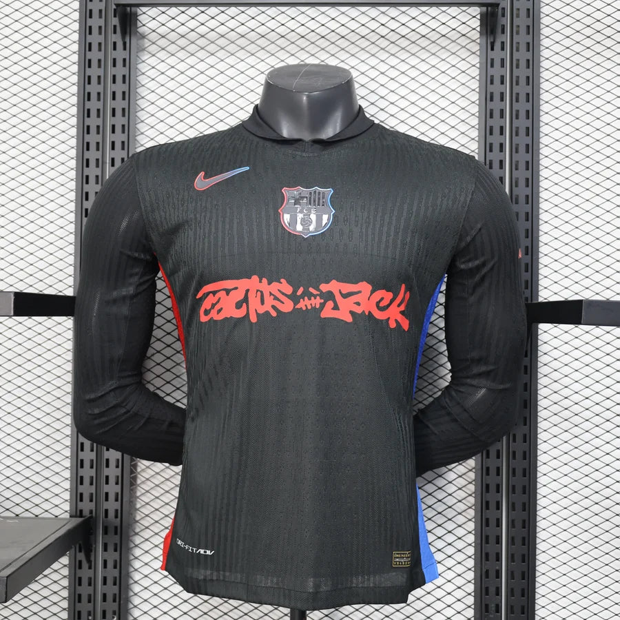 Maillot football Fc Barcelone/Barcelona extérieur Travis Scott Player Version 2025/26