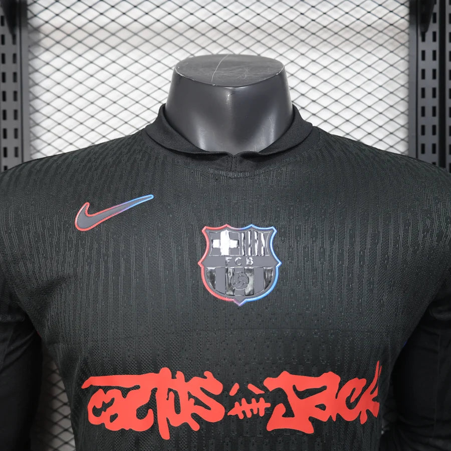 Maillot football Fc Barcelone/Barcelona extérieur Travis Scott Player Version 2025/26