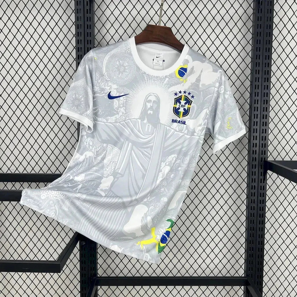 Brésil maillot Concept 2025 Christ Blanc