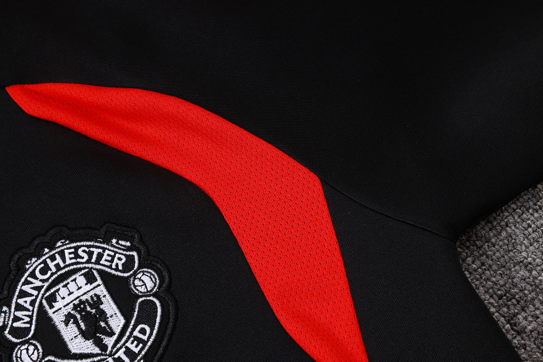 Survêtement Ensemble Veste Manchester United Noir et Rouge