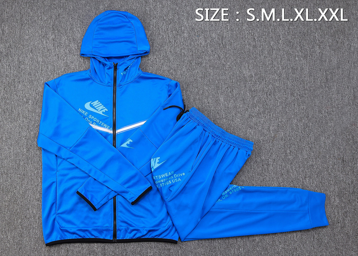 Ensemble Veste à Capuche Bleu Roi 2023/24
