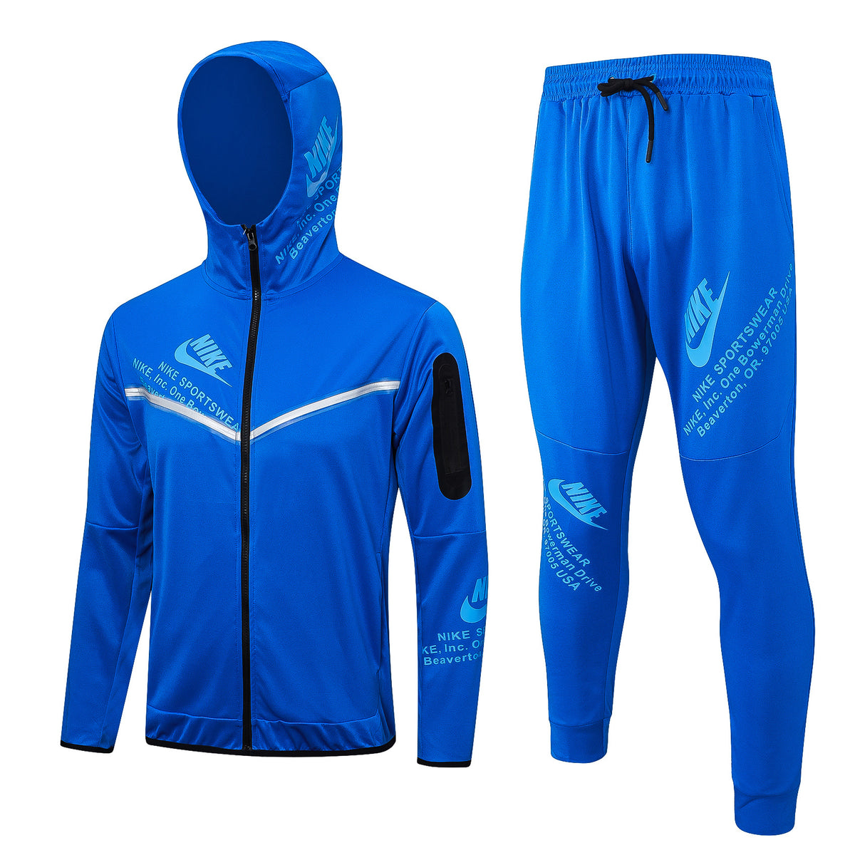 Ensemble Veste à Capuche Bleu Roi 2023/24