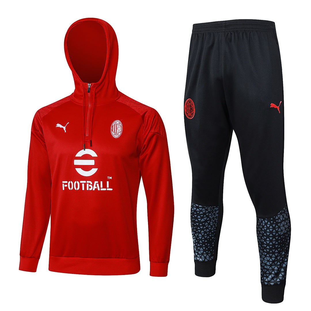 Ensemble Veste AC Milan 2023/24 - Avec Capuche