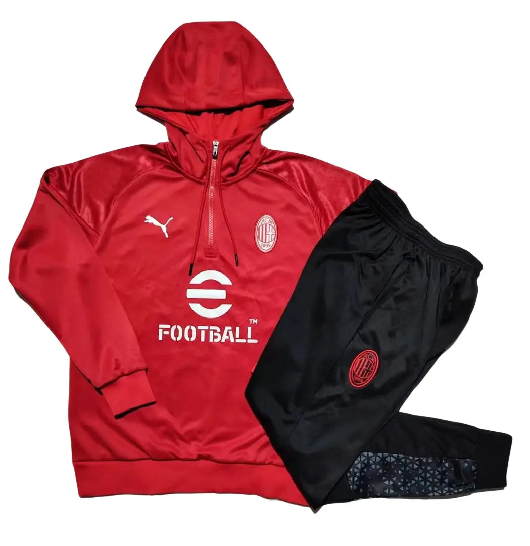 Ensemble Veste AC Milan 2023/24 - Avec Capuche
