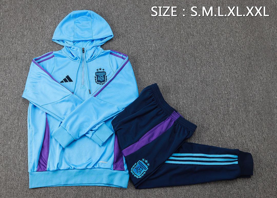 Ensemble Veste Argentine 2024/25- Avec Capuche