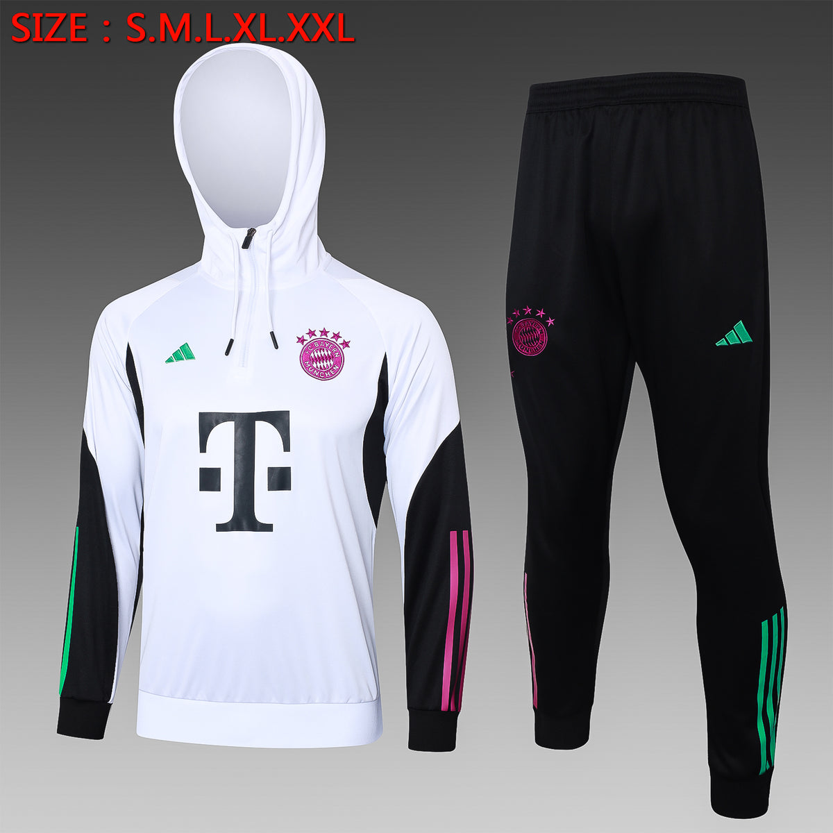 Ensemble Veste Bayern Munich 2023/24- Avec Capuche