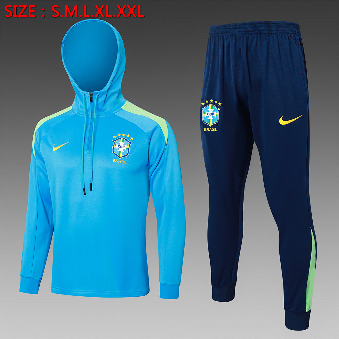 Ensemble Veste Brésil 2024/25 - Avec Capuche