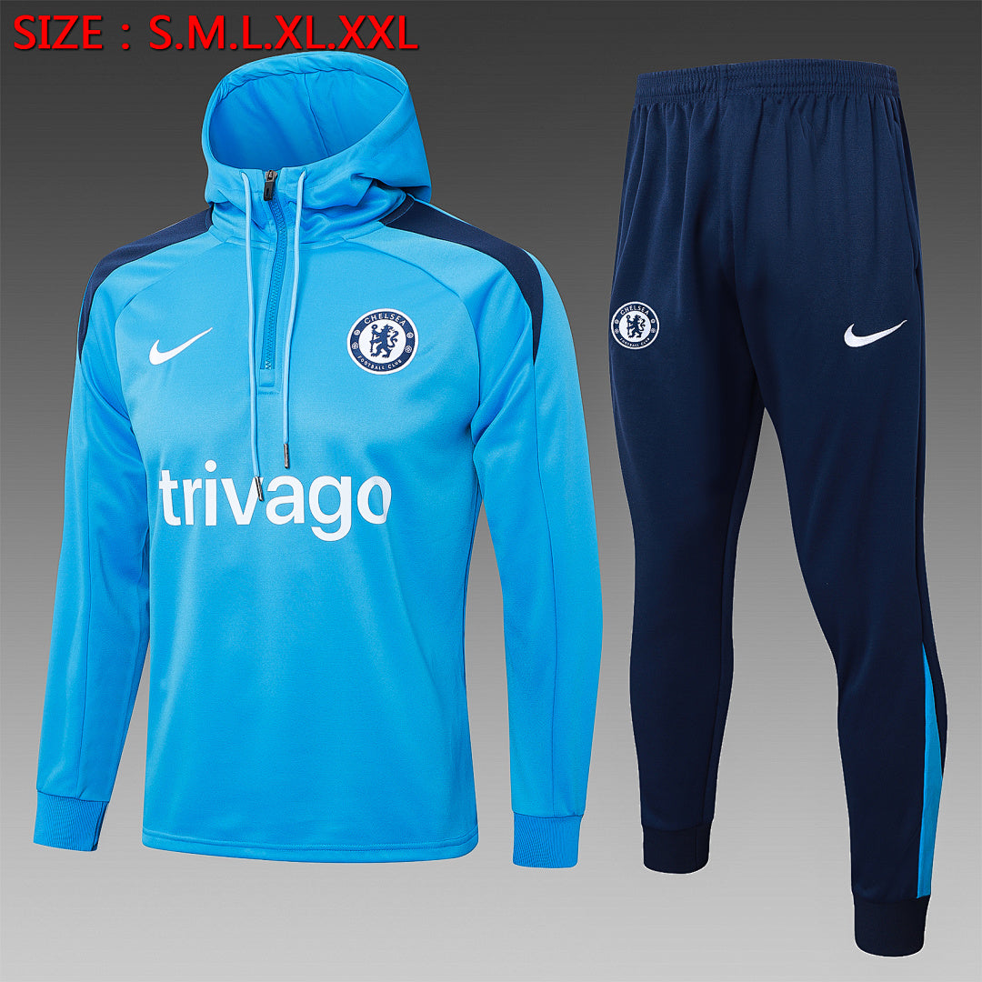 Ensemble Veste Chelsea 2024/25 - Avec Capuche