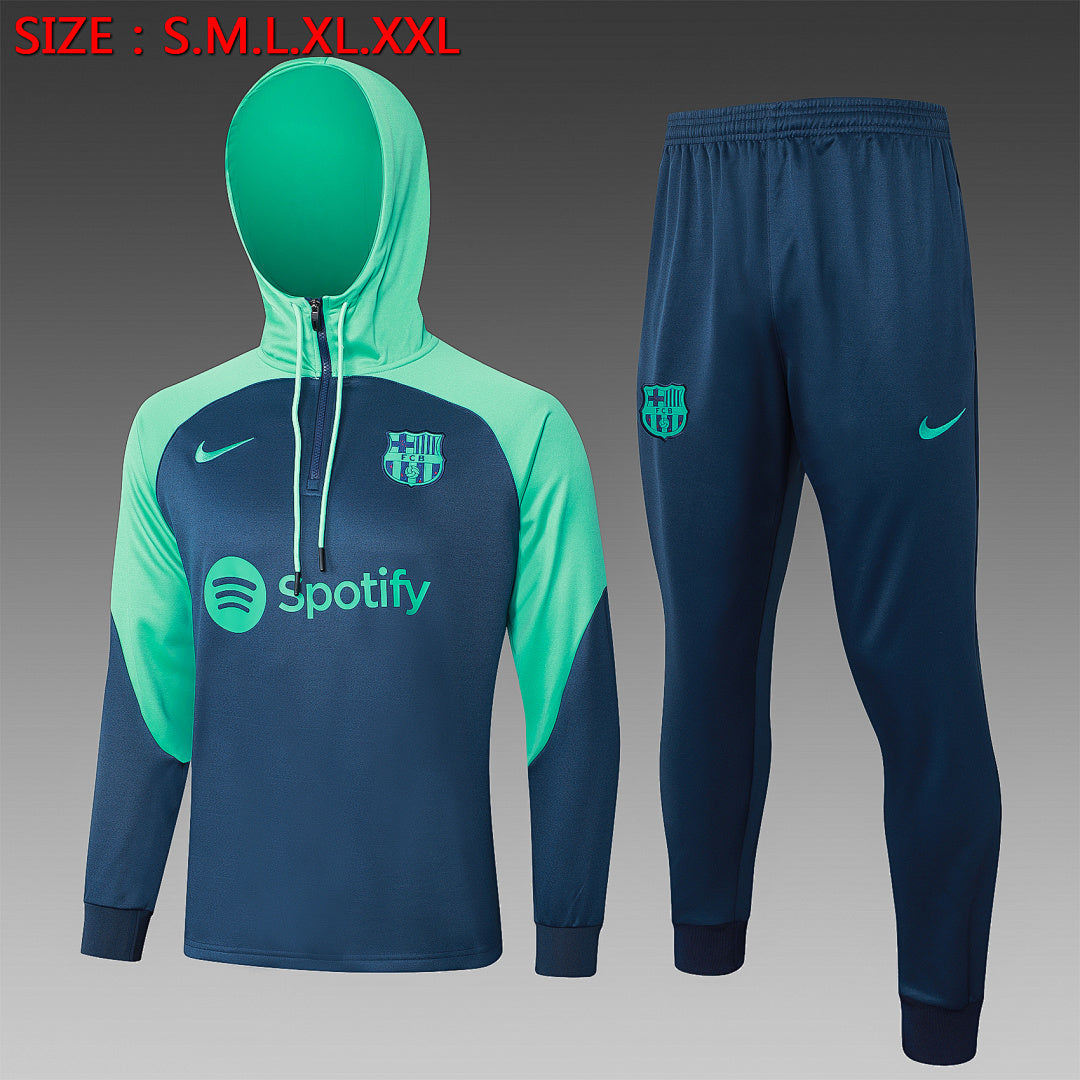 Ensemble Veste FC Barcelone 2023/24- Avec Capuche