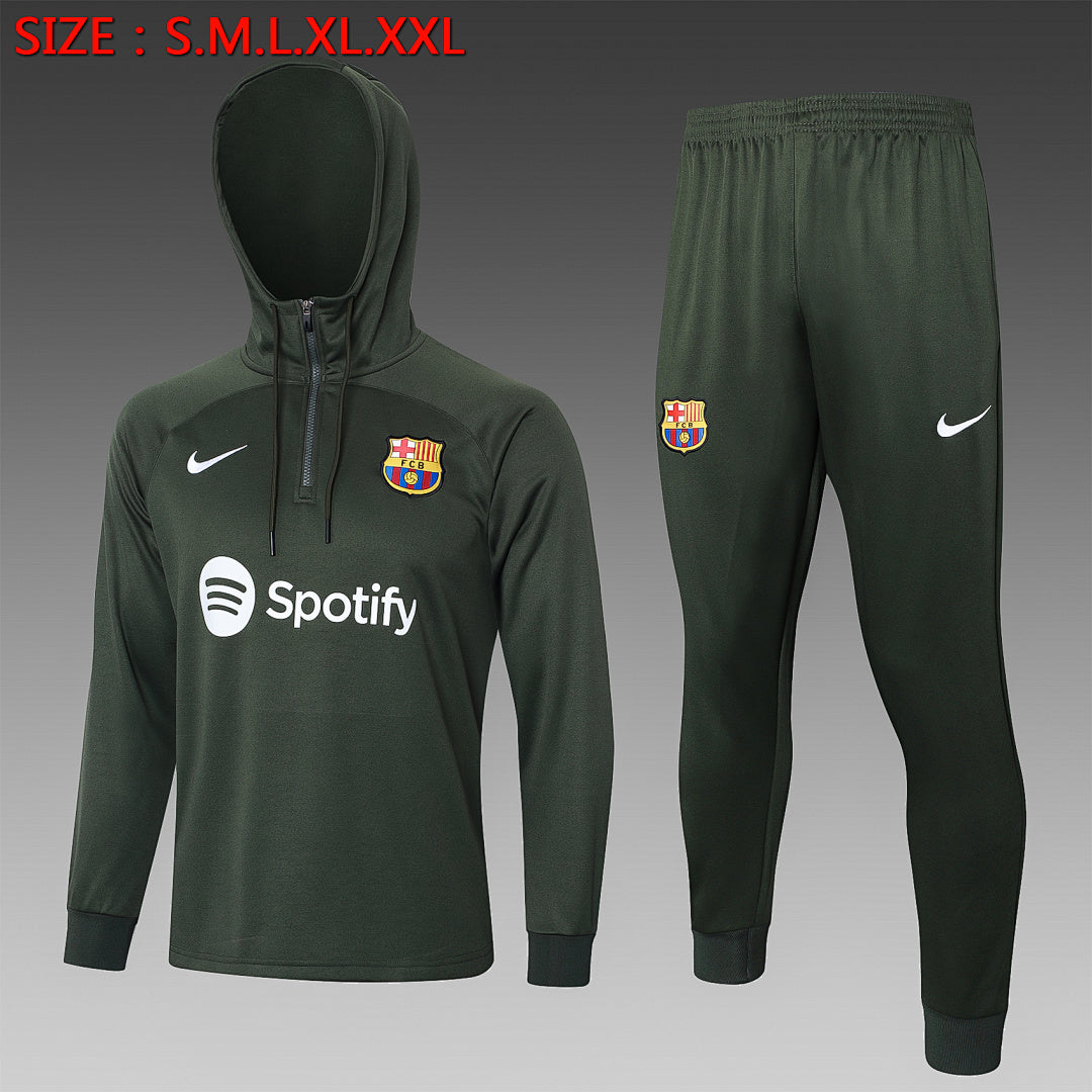 Ensemble Veste FC Barcelone 2023/24 - Avec Capuche