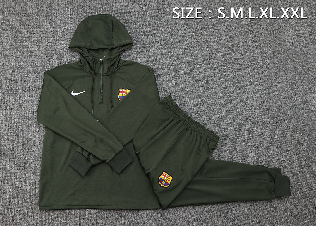 Ensemble Veste FC Barcelone 2023/24 - Avec Capuche