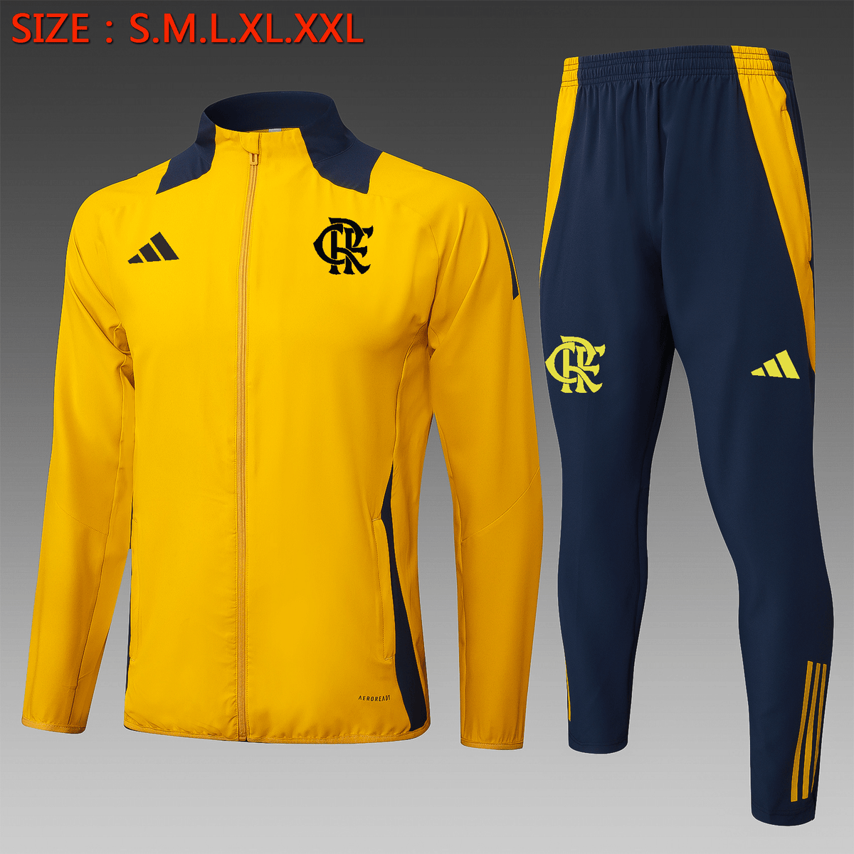 Ensemble Veste Flamengo 2024/25- Avec Zip Long