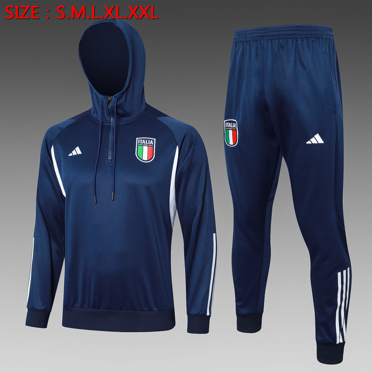 Ensemble Veste Italie 2023/24- Avec Capuche