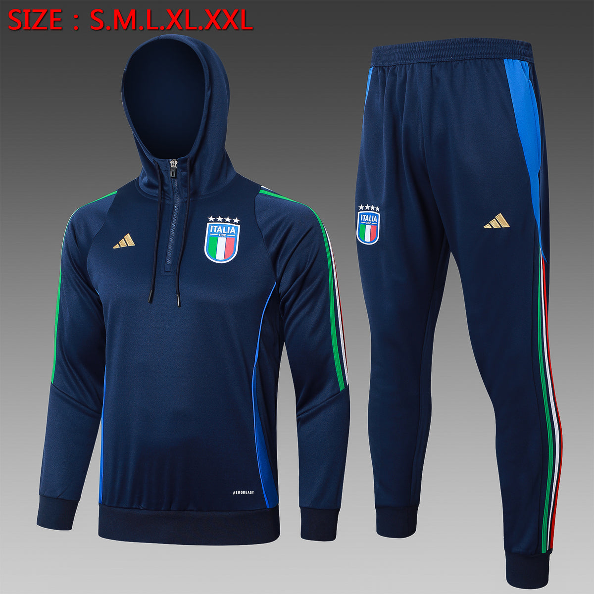 Ensemble Veste Italie 2024/25 - Avec Capuche
