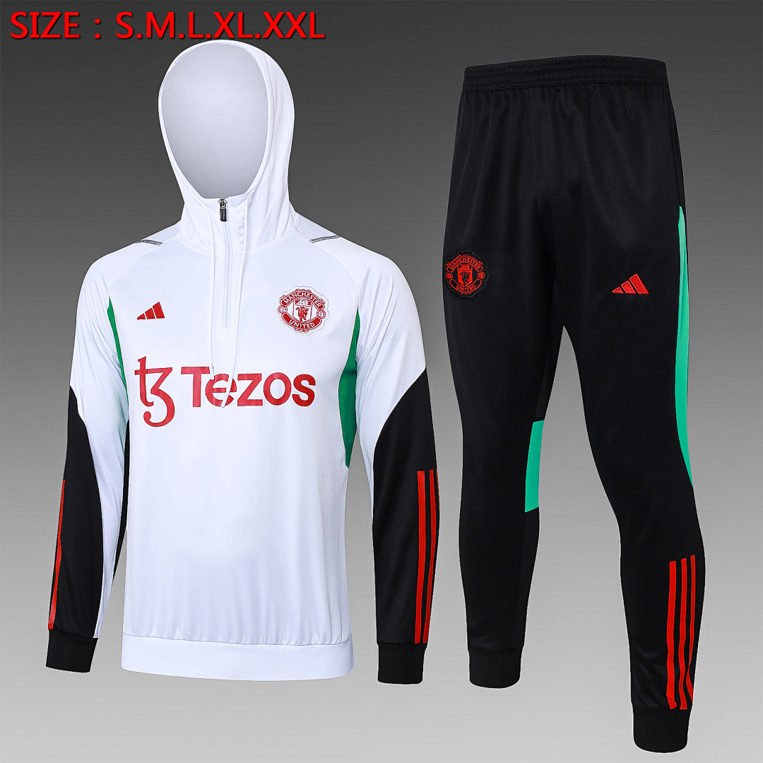Ensemble Veste Manchester United 2023/24- Avec Capuche