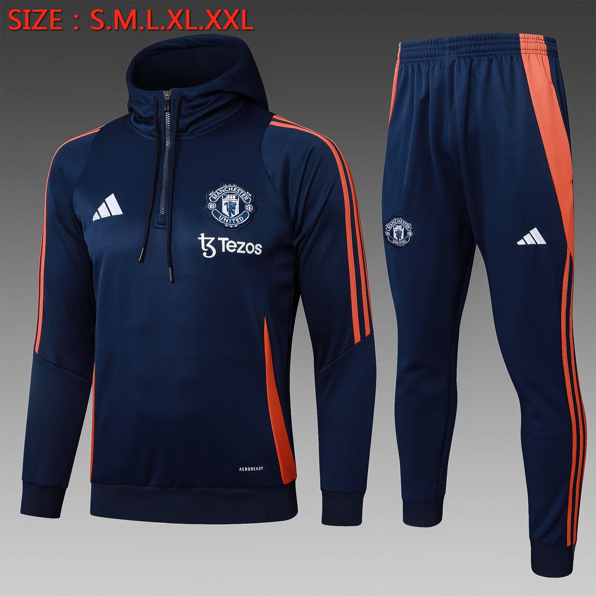 Ensemble Veste Manchester United 2024/25- Avec Capuche